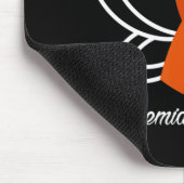 Tapis De Souris Sensibilisation à la leucémie du ruban papillon Am (Coin)