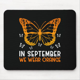 Tapis De Souris Sensibilisation À La Leucémie En Septembre Nous Po