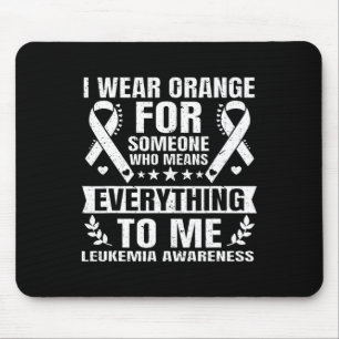 Tapis De Souris Sensibilisation à la leucémie orange de septembre