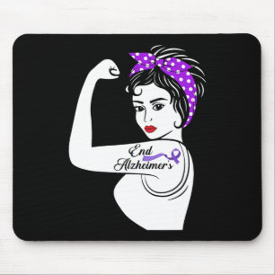 Tapis De Souris Sensibilisation à la maladie d'Alzheimer Interdict