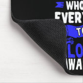 Tapis De Souris Sensibilisation à la perte de cheveux - Alopecia A (Coin)