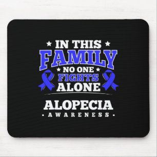 Tapis De Souris Sensibilisation à la perte Ruban Alopecia Areata S