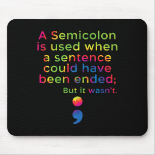 Tapis De Souris Sensibilisation à la prévention du suicide Santé m