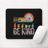 Tapis De Souris Sensibilisation à la santé mentale ASL Be Genre Th (Avec souris)