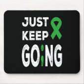 Tapis De Souris Sensibilisation à la santé mentale Continuer (Devant)