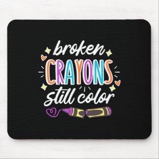 Tapis De Souris Sensibilisation à la santé mentale Les crayons cas
