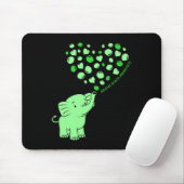 Tapis De Souris Sensibilisation à la santé mentale Un éléphant Coe (Avec souris)