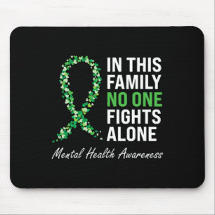 Tapis De Souris Sensibilisation à la santé Ruban vert 3