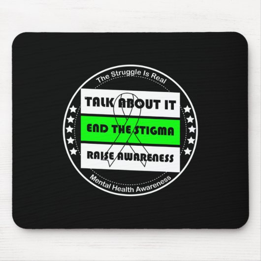 Tapis De Souris Sensibilisation à la santé Sensibilisation sur l'a (Devant)