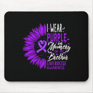 Tapis De Souris Sensibilisation À La Surdose De Drogue En Mémoire