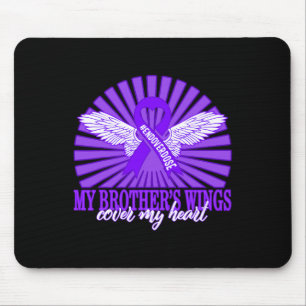 Tapis De Souris Sensibilisation à la surdose de drogue Les ailes d