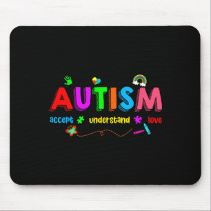 Tapis De Souris Sensibilisation à l'autisme accepter comprendre en