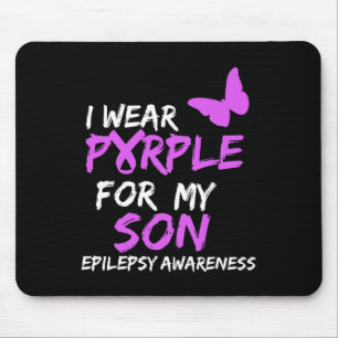 Tapis De Souris Sensibilisation à l'épilepsie Je porte le violet p