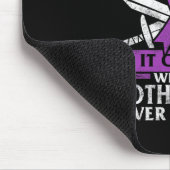 Tapis De Souris Sensibilisation à l'épilepsie Mère pourpre Ribbon (Coin)