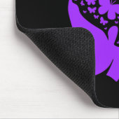 Tapis De Souris Sensibilisation À L'Épilepsie Pour Les Femmes (Coin)