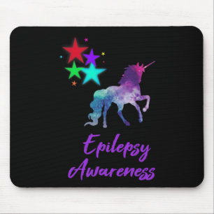 Tapis De Souris Sensibilisation à l'épilepsie Ruban violet 2