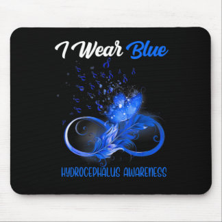 Tapis De Souris Sensibilisation à l'hydrocéphalie de la plume de r