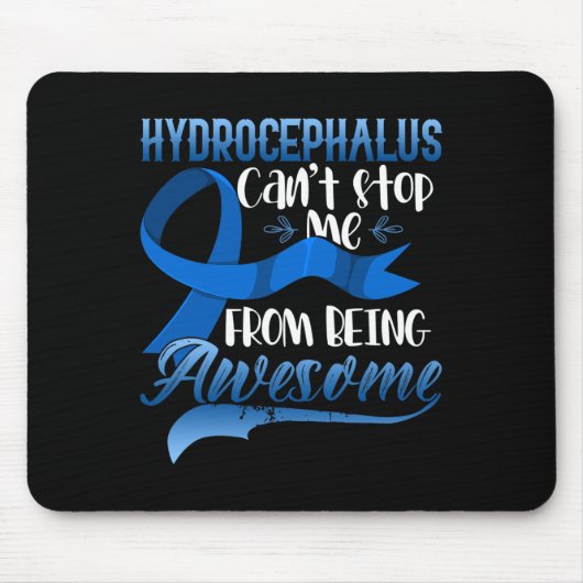 Tapis De Souris Sensibilisation à l'hydrocéphalie Drapeau américai (Devant)