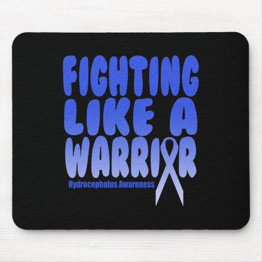 Tapis De Souris Sensibilisation à l'hydrocéphalie du Flamant rose (Devant)