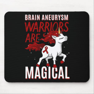 Tapis De Souris Sensibilisation à l'neurysme cérébral Unicorn Supp