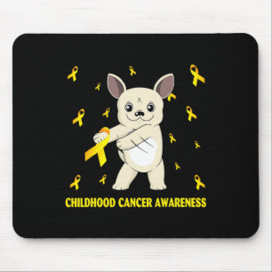 Tapis De Souris Sensibilisation au cancer chez l'Enfant par Chien-