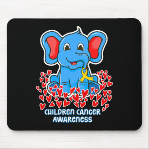 Tapis De Souris Sensibilisation au cancer chez les enfants - Cure