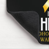 Tapis De Souris Sensibilisation au cancer de l'enfance Mon frère e (Coin)