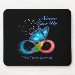 Tapis De Souris Sensibilisation au cancer du côlon papillon