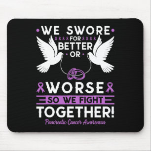 Tapis De Souris Sensibilisation au cancer du pancréas Épouse Épous