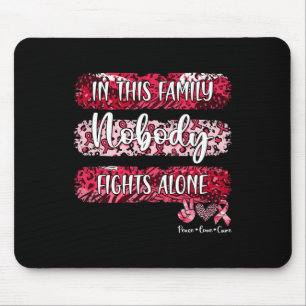 Tapis De Souris sensibilisation au cancer du sang léopard dans cet