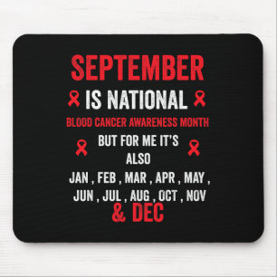 Tapis De Souris Sensibilisation au cancer du sang - Sensibilisatio