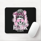 Tapis De Souris Sensibilisation au cancer du sein Crâne F Ck Cance (Avec souris)