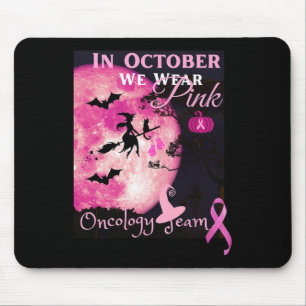 Tapis De Souris Sensibilisation au cancer du sein. En Octobre Nous
