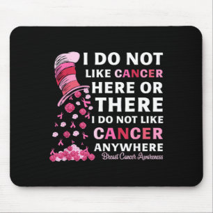 Tapis De Souris Sensibilisation au cancer du sein Je n'aime pas le