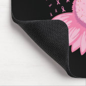 Tapis De Souris Sensibilisation au cancer du sein rose (Coin)