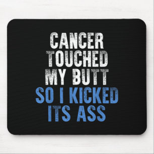 Tapis De Souris Sensibilisation au cancer : le cancer a touché les