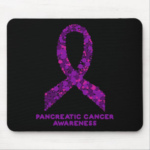 Tapis De Souris Sensibilisation au cancer pancréatique Je porte du