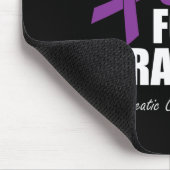 Tapis De Souris Sensibilisation au cancer pancréatique Je porte le (Coin)