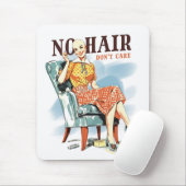 Tapis De Souris Sensibilisation au cancer pour les femmes chauves  (Avec souris)