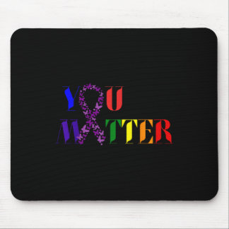 Tapis De Souris Sensibilisation au cancer - Vous