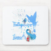 Tapis De Souris Sensibilisation Au Diabète Alimentée Par La Poussi (Devant)