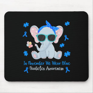 Tapis De Souris Sensibilisation Au Diabète En Novembre Nous Porton