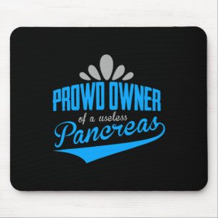 Tapis De Souris Sensibilisation au diabète Type 1 2 - Diabétique T