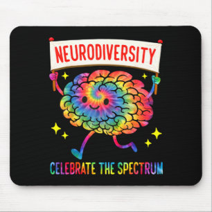 Tapis De Souris Sensibilisation au spectre cérébral de la neurodiv