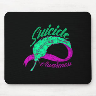 Tapis De Souris Sensibilisation au suicide Ailes Santé mentale Joy