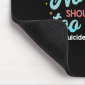 Tapis De Souris Sensibilisation au suicide Aucune histoire ne devr (Coin)
