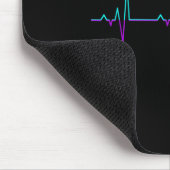 Tapis De Souris Sensibilisation au suicide Heartbeat Happy Ribbon (Coin)