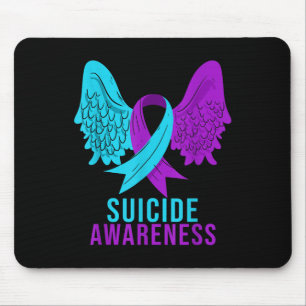 Tapis De Souris Sensibilisation au suicide Ruban Santé mentale Dép