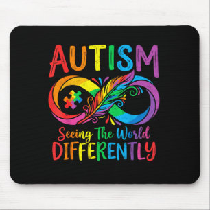 Tapis De Souris Sensibilisation autisme voir le monde différemment