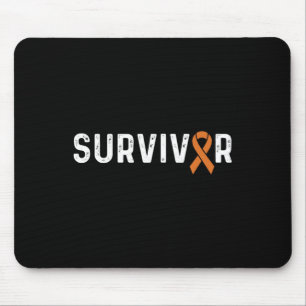 Tapis De Souris Sensibilisation aux Crps Survivant du ruban orange